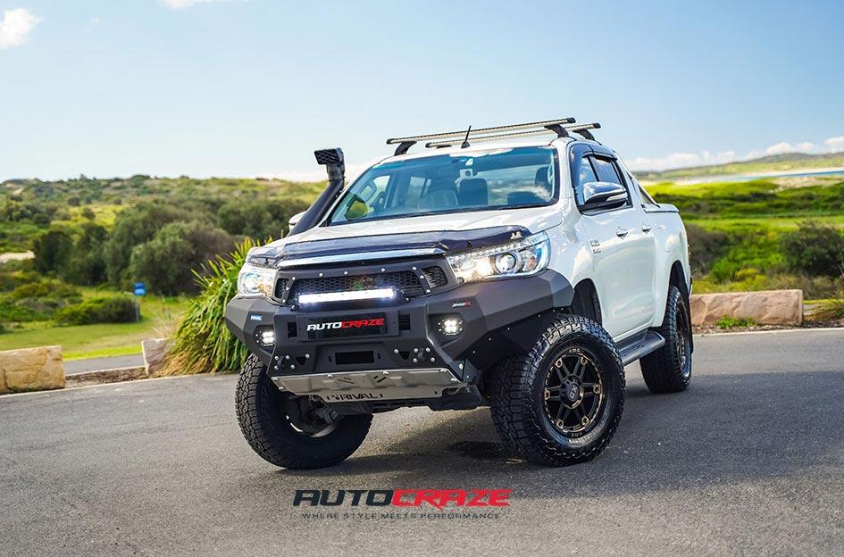TOYOTA HILUX N80 4WD SPY XD 2 SATIN BLACK DARK TINT 